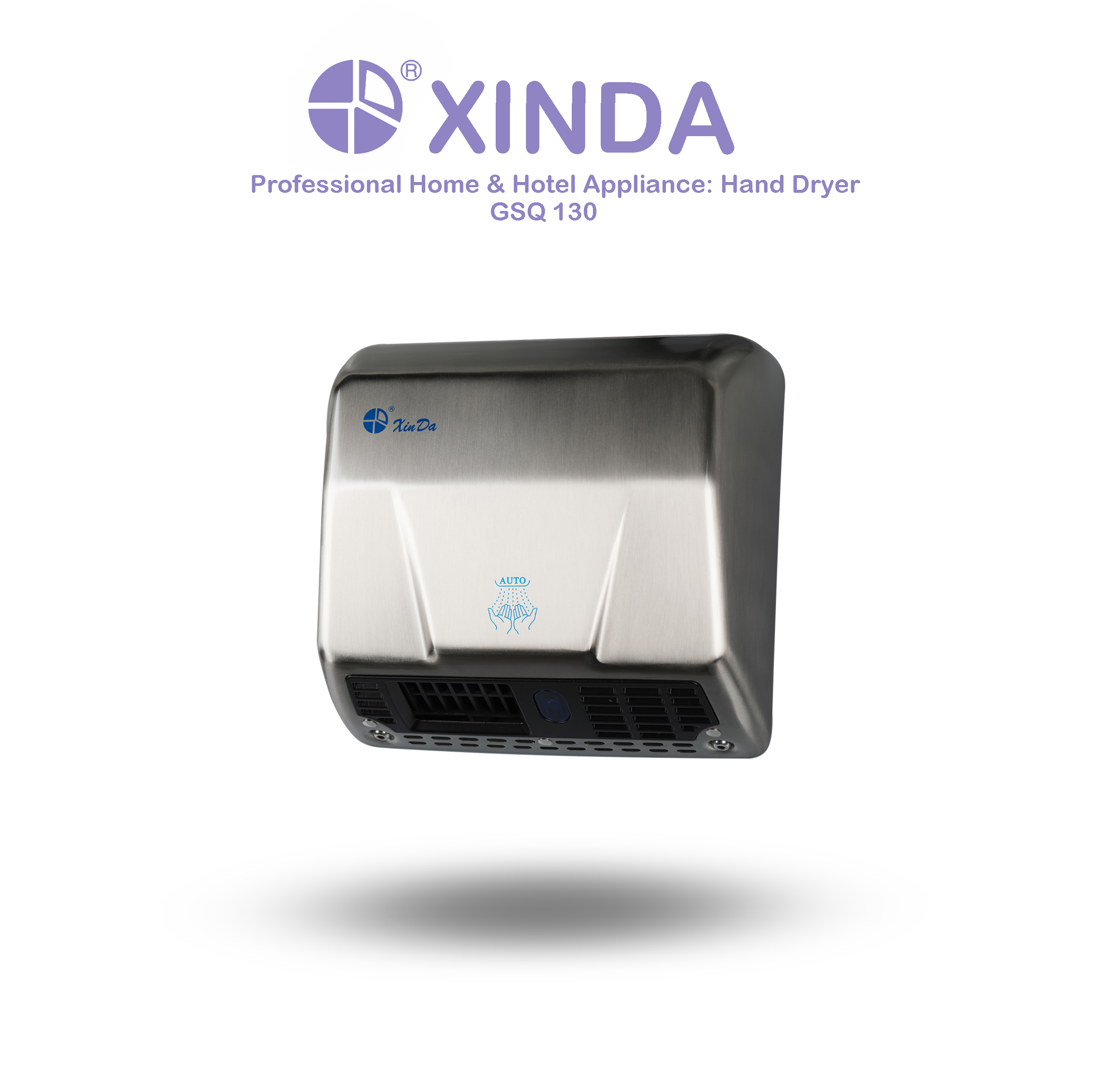 XinDa GSQ130 Silver Muti цветная одноструйная сушилка для рук автоматическая индукционная сушилка для рук с батарейным питанием сушилка для рук