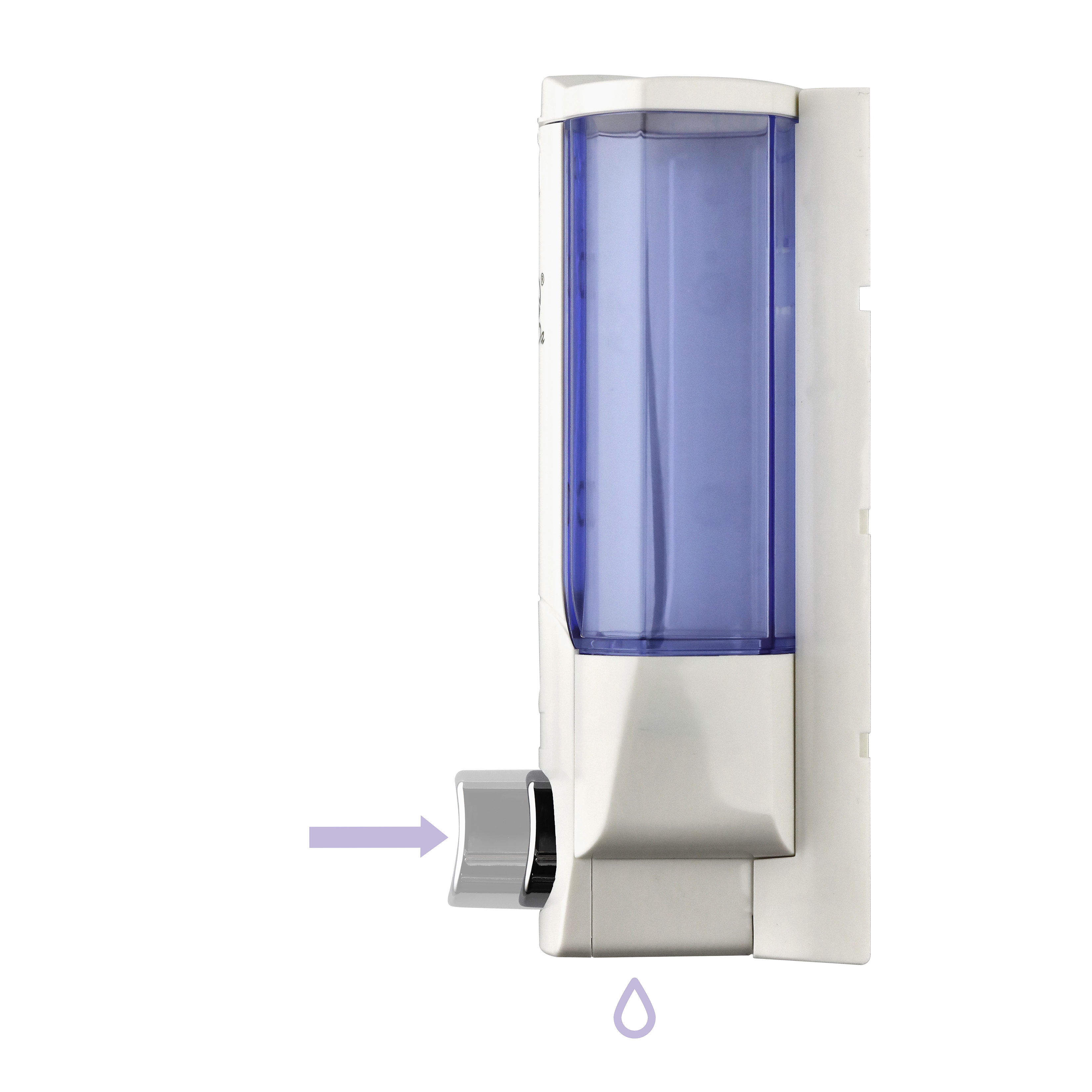 Пластиковый настенный пресс-дозатор для мыла R для ванной комнаты